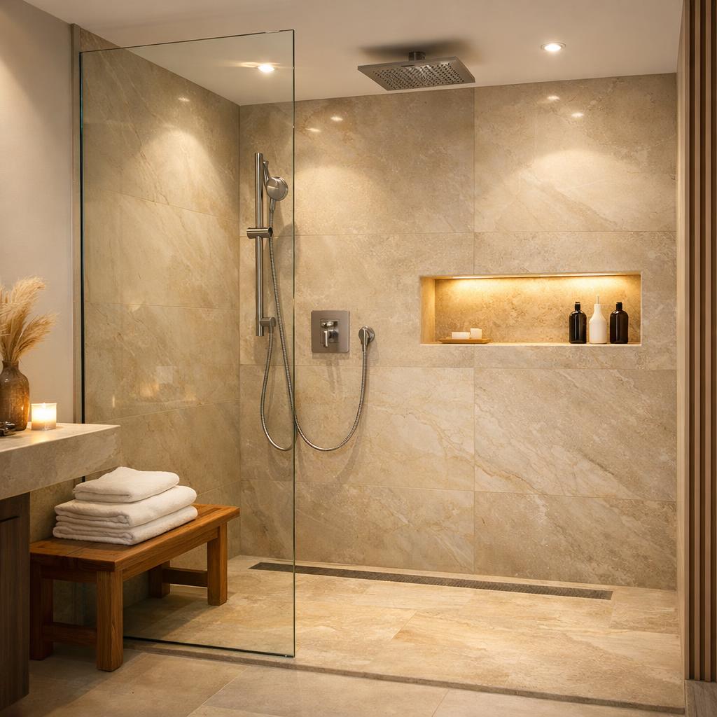 professionnels Lyon : Installation, Rénovation et Entretien de Douche à l'italienne dans le Rhône - Lyon