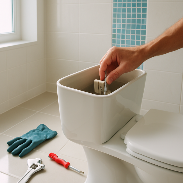 Réparer une fuite de chasse d’eau : guide pratique et pas à pas