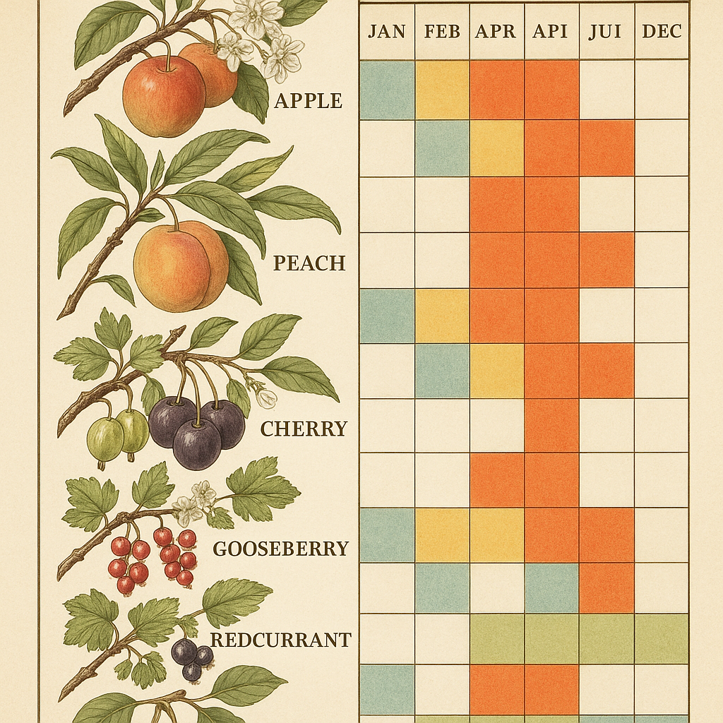 kalendarz przycinania drzew owocowych