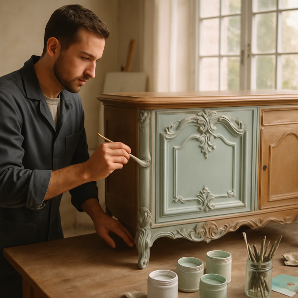 Comment peindre un meuble ancien : guide pas à pas