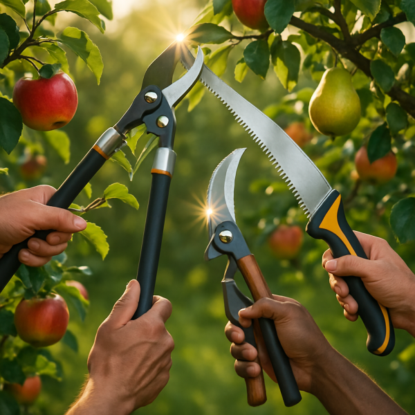 Comparatif : sécateur, ébrancheur ou scie — quel outil choisir pour la taille des arbres fruitiers ?