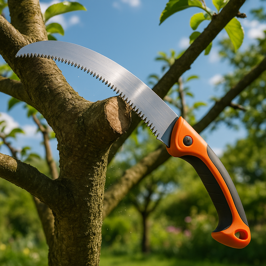 Zakładana piła ogrodowa do grubych gałęzi