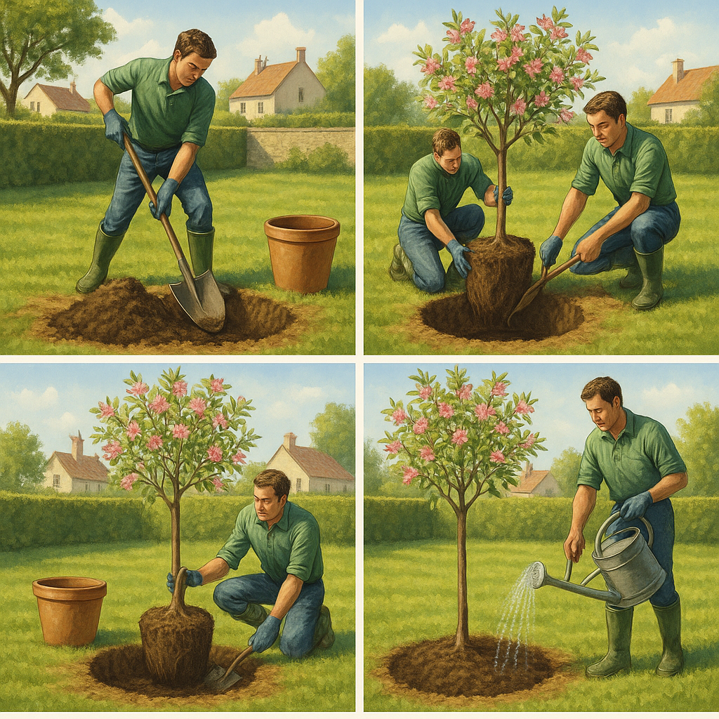 Flowering tree planting tips