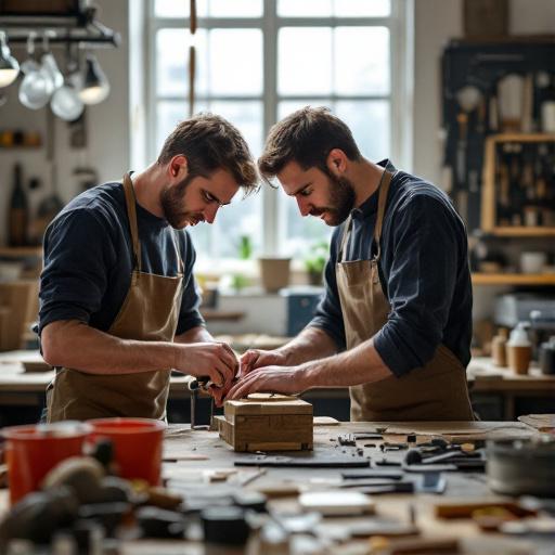 apprentissage en atelier pour métiers manuels et formation artisanale