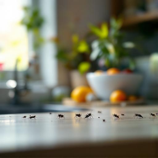 Identification des moucherons dans la maison selon leur origine en cuisine, évier ou plantes