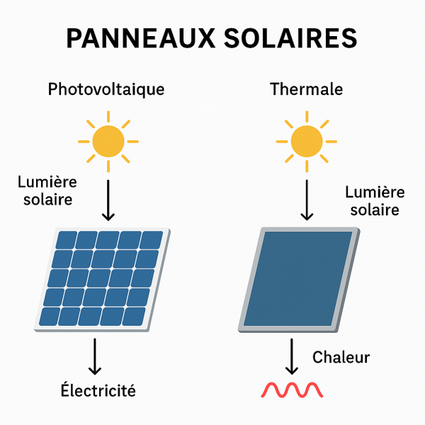 Panneaux solaires photovoltaïques ou thermiques : quelles différences pour votre maison ?