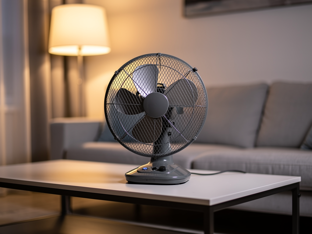 Ventilateur avec filet fin comme solution maison contre les moustiques sans odeur