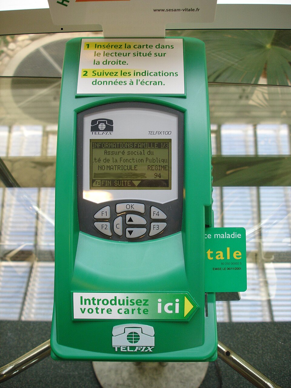 Terminal de mise à jour Carte Vitale pour le sport sur ordonnance en Île-de-France